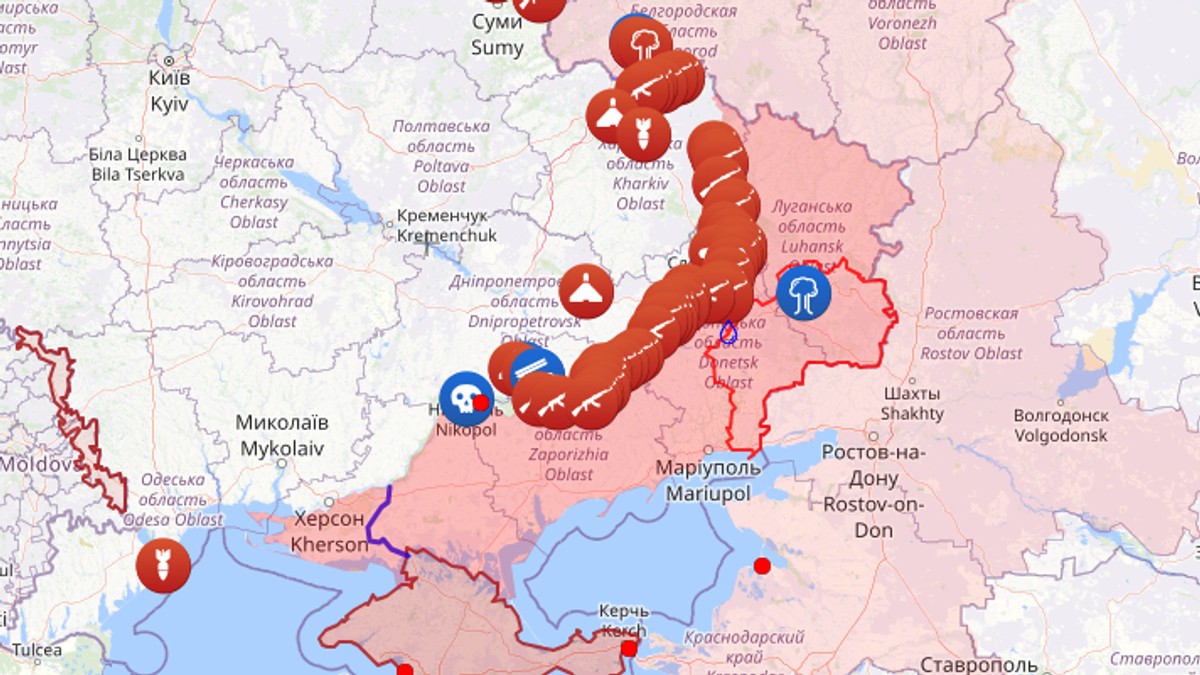 Ukrajina mapa