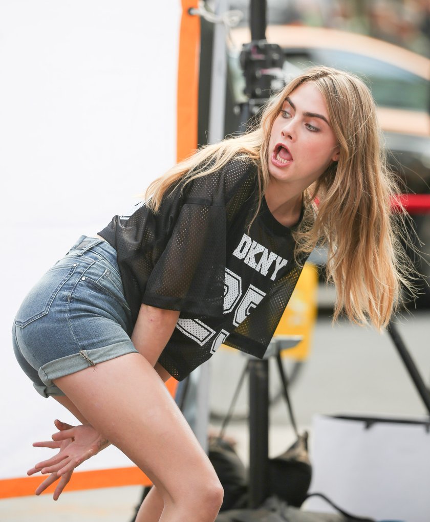 Cara Delevingne dla DKNY