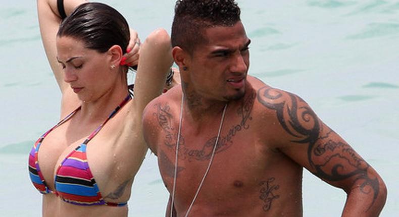 KP Boateng and his wife Melissa Satta