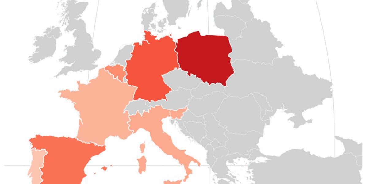 Ceny w Polsce tak szybko nie rosły od 20 lat, ale w Niemczech od aż 27 lat.