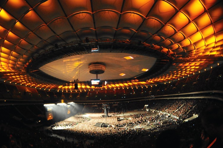 Stadion Narodowy podczas Orange Warsaw Festival 2013