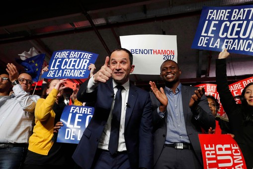 Benoit Hamon, former education minister and Socialist party candidate in their second-round presiden