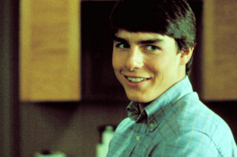 Tom Cruise jako Joel Goodsen w filmie "Ryzykowny interes" (1983)