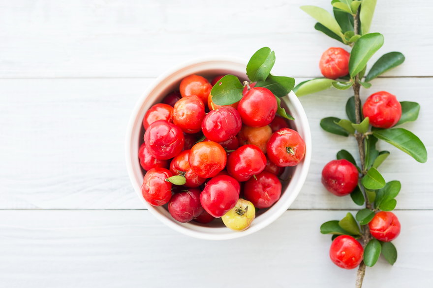 Acerola może być stosowana u dzieci