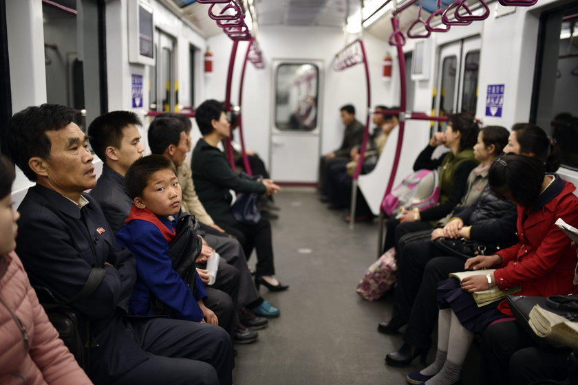 Metro w Pjongjangu