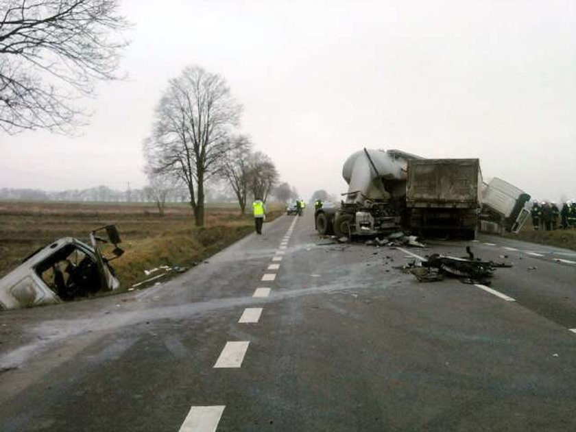 Tragiczne zderzenie tirów