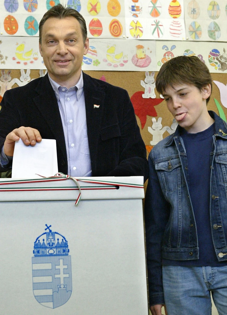 Viktor Orban sa sinom 2006. godine
