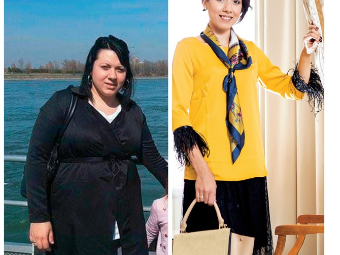 Miroslava Jovanović pre i posle mršavljenja