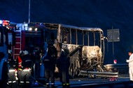 Wypadek na autostradzie w Bułgarii. W pożarze autobusu zginęło kilkadziesiąt osób