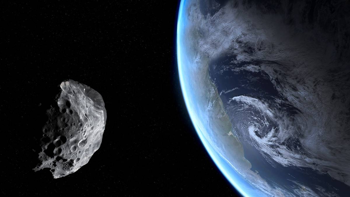 Asteroida "Janusz" (zdj. poglądowe)