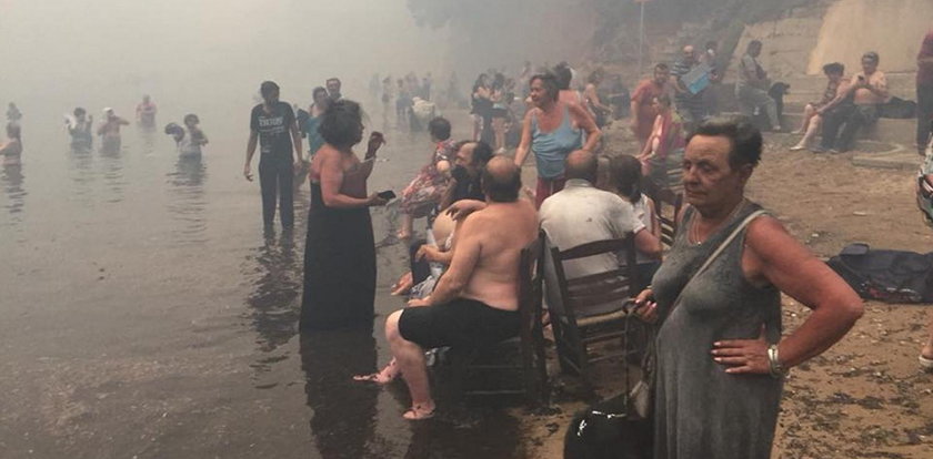 Potężne pożary w Grecji. Polacy są wśród ofiar. Utonęli podczas ewakuacji!