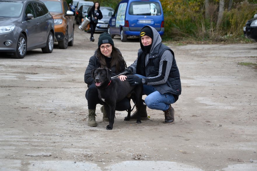 Piknik rodziny w przytulisku w Głownie