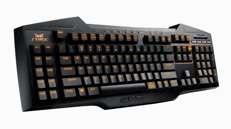 Asus Strix Tactic Pro wyposażona jest w aż 13 dedykowanych klawiszy makro