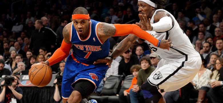 Liga NBA: Anthony zdobył 45 punktów. Knicks wygrali derby