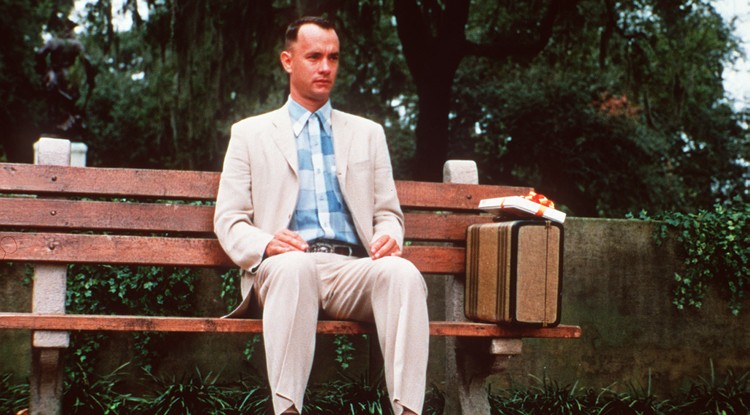 Tom Hanks, mint Forrest Gump.