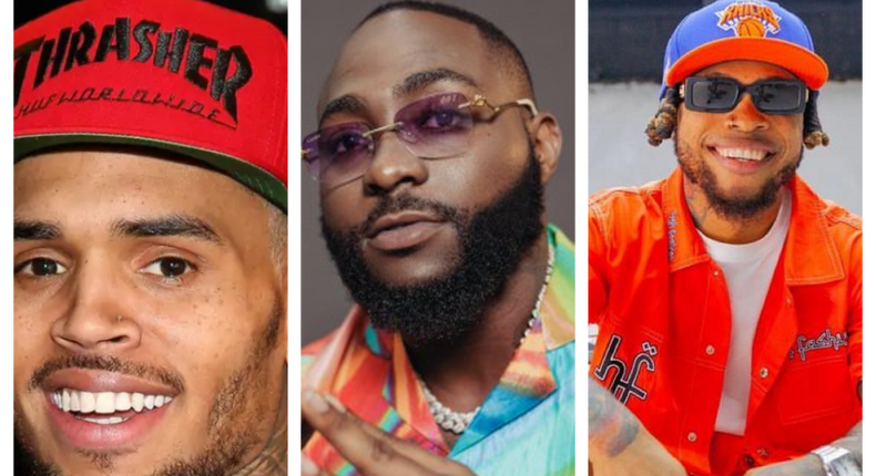 Davido brings Chris Brown & Poco Lee together for 'Unavailable' challenge