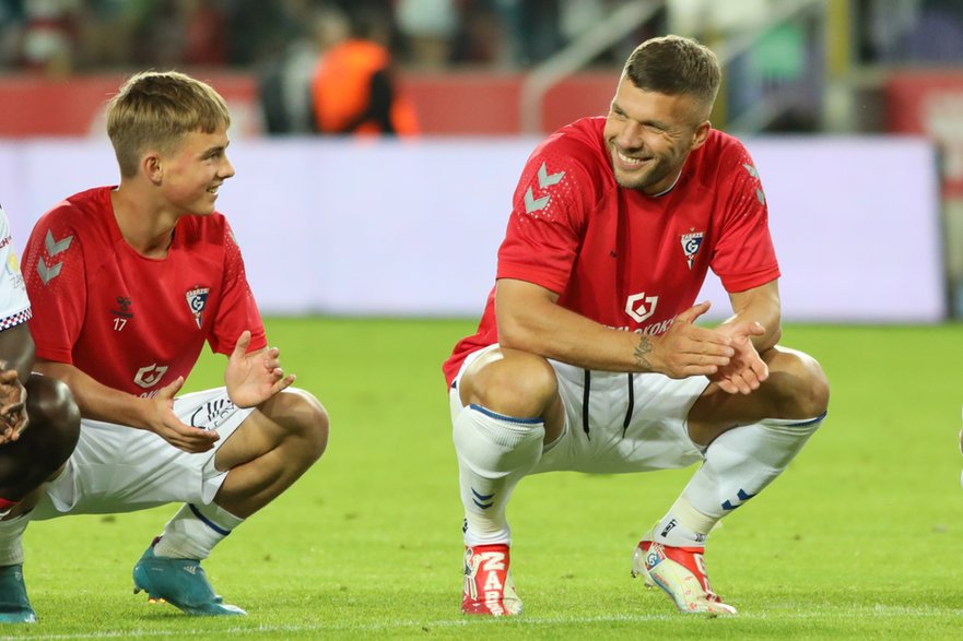 Krzysztof Kolanko i Lukas Podolski