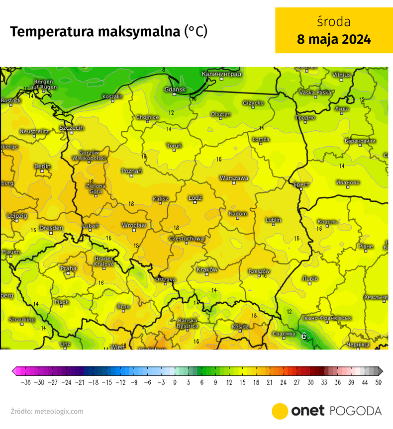 Na termometrach zobaczymy dziś ok. 15-18 st. C