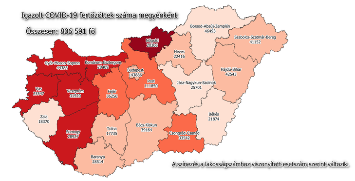 206 az új fertőzött, elhunyt 7 beteg /Fotó: koronavirus.gov.hu