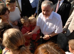 Lech Kaczyński usłyszał: Weż spier...! Niesmaczny żart?