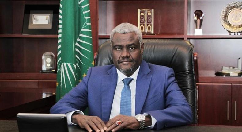 Chairman of the African Union: Moussa Faki Mahamat