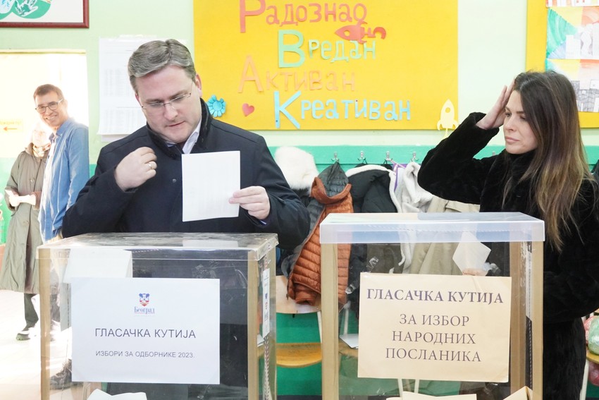 Selaković je glasao jutros oko 9.00 sati
