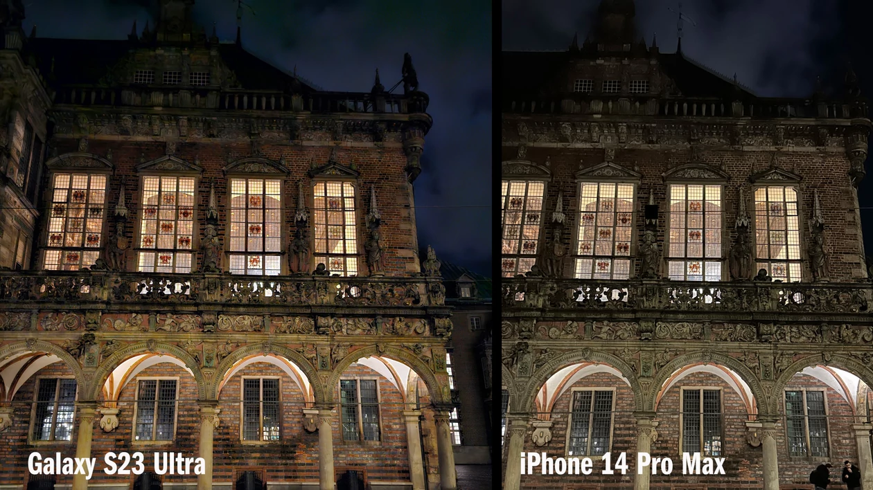 Zdjęcie nocne: S23 Ultra vs. iPhone 14 Pro Max