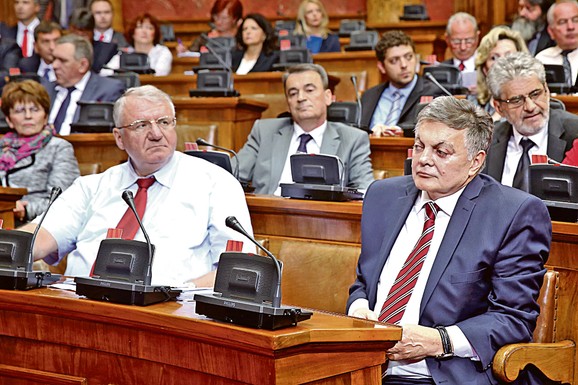 Vojislav Šešelj u Skupštini Srbije
