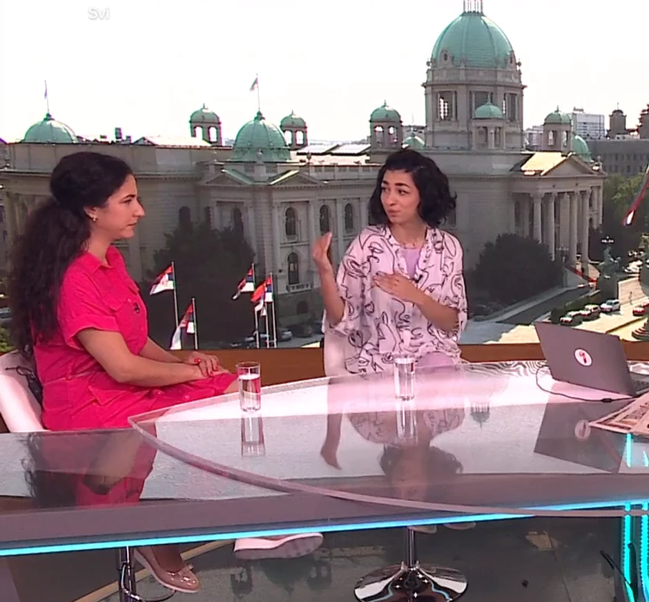 Jasmina i Dženet u TV emisiji