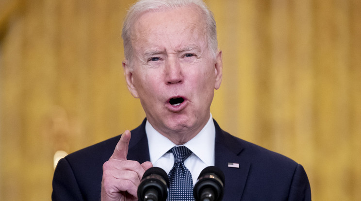 Joe Biden, az Egyesült Államok elnöke biztos abban, Putyin elrendeli a támadást Ukrajna ellen / Fotó: MTI/EPA/Michael Reynolds