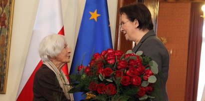 Danuta Szaflarska dostała prezent od Ewy Kopacz