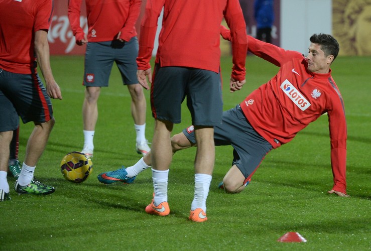 Kadra Nawałki szykuje się na Irlandię. Tak trenowali Lewandowski i Milik