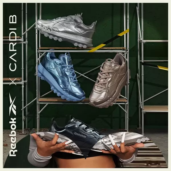 Kolekcja metalicznych sneakersów Cardi B dla Reeboka
