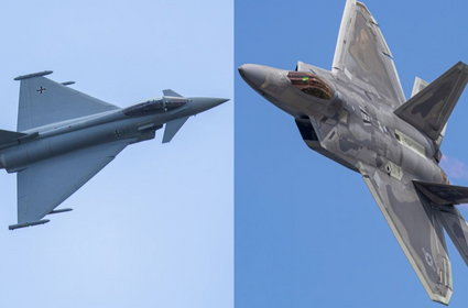 F-22 kontra Eurofighter. Kto ma lepsze myśliwce? Europa utarła nosa USA