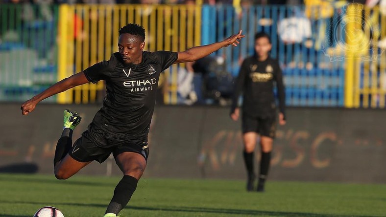 Ahmed Musa was again on target for Al Nassr after a five game goal drought {Instagram}
