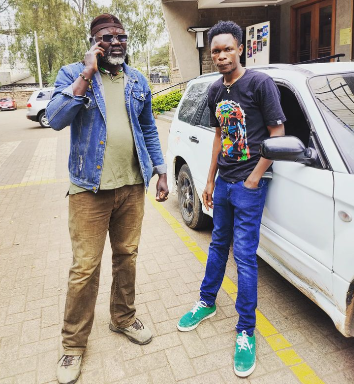 Gordon Otieno on the right