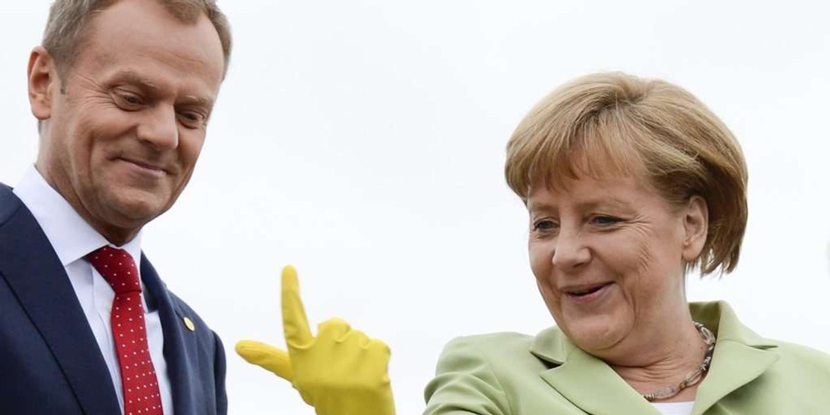 tusk i merkel