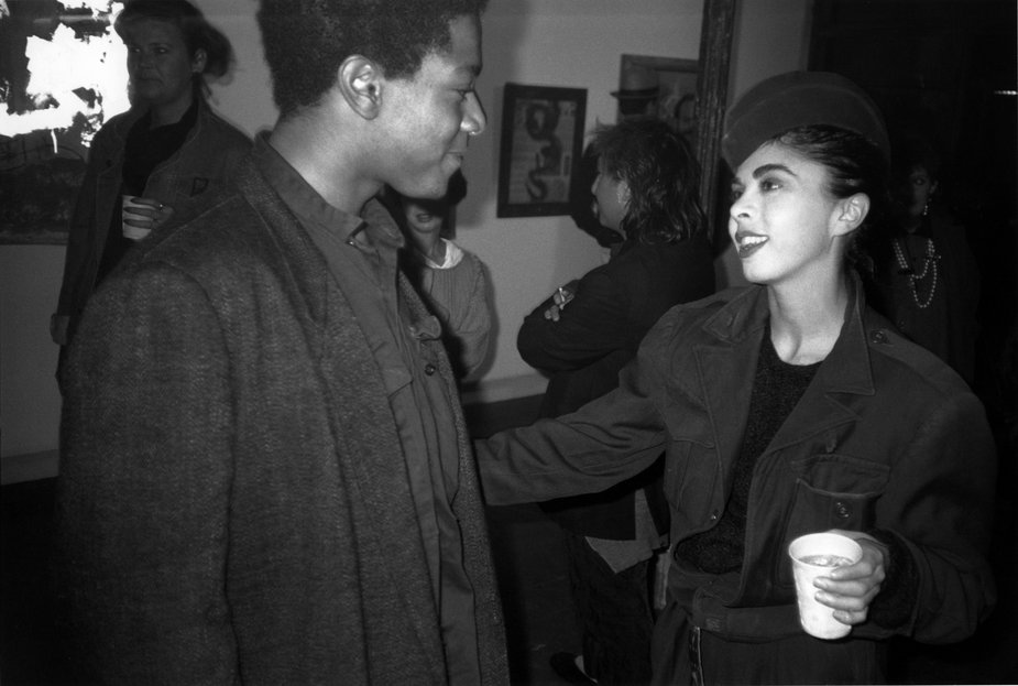 Jean-Michel Basquiat i Suzanne Mallouk (1985 r.)