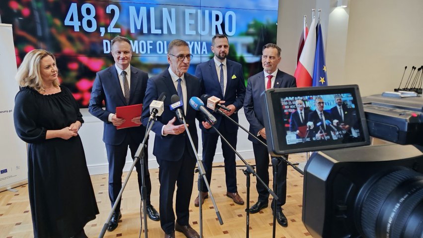 48,2 mln euro na rozwój strategicznych inwestycji MOF Olsztyna [WIDEO]