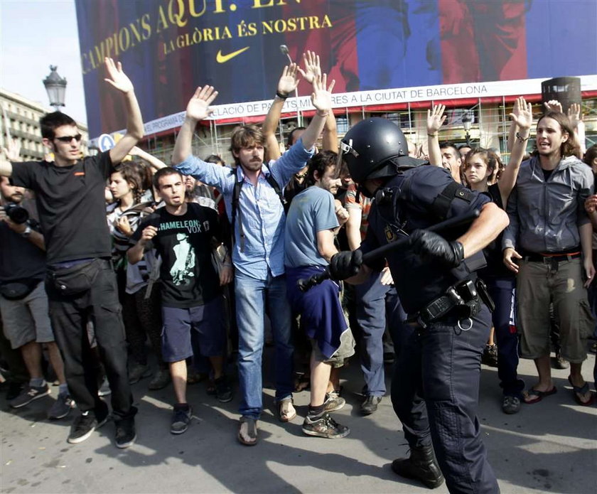 Hiszpania zamieszki