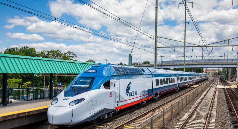 The 28 new Acela trains will have nearly 25% more seats than their predecessor and operate at top speeds of 160 mph. The current fleet operates at top speeds of 150 mph.Amtrak