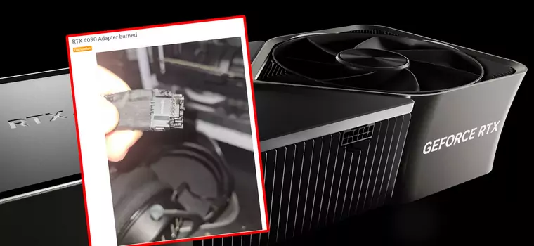 Karty GeForce RTX 4090 staną w płomieniach? Nowa wtyczka zasilania się przepala