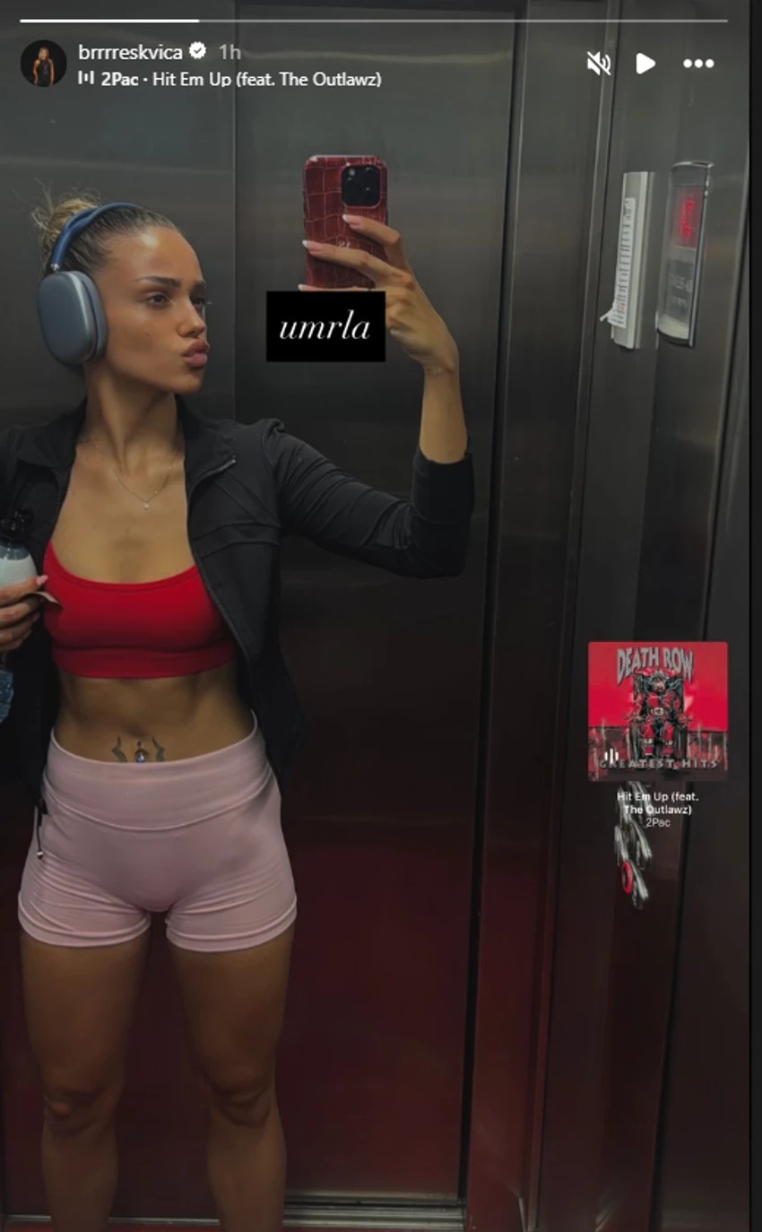 Breskvica nakon treninga