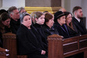 Uroczystości pogrzebowe Ludwika Dorna. Żona zmarłego Izabela Śmieszek-Dorn