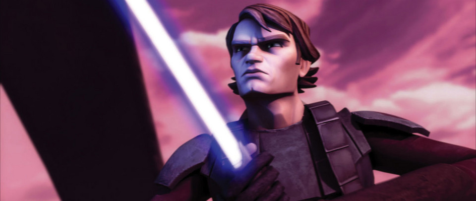 Kadr z filmu "Gwiezdne wojny: Wojny klonów"
