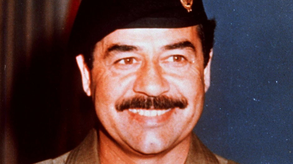 Saddam Husajn w 1990 roku