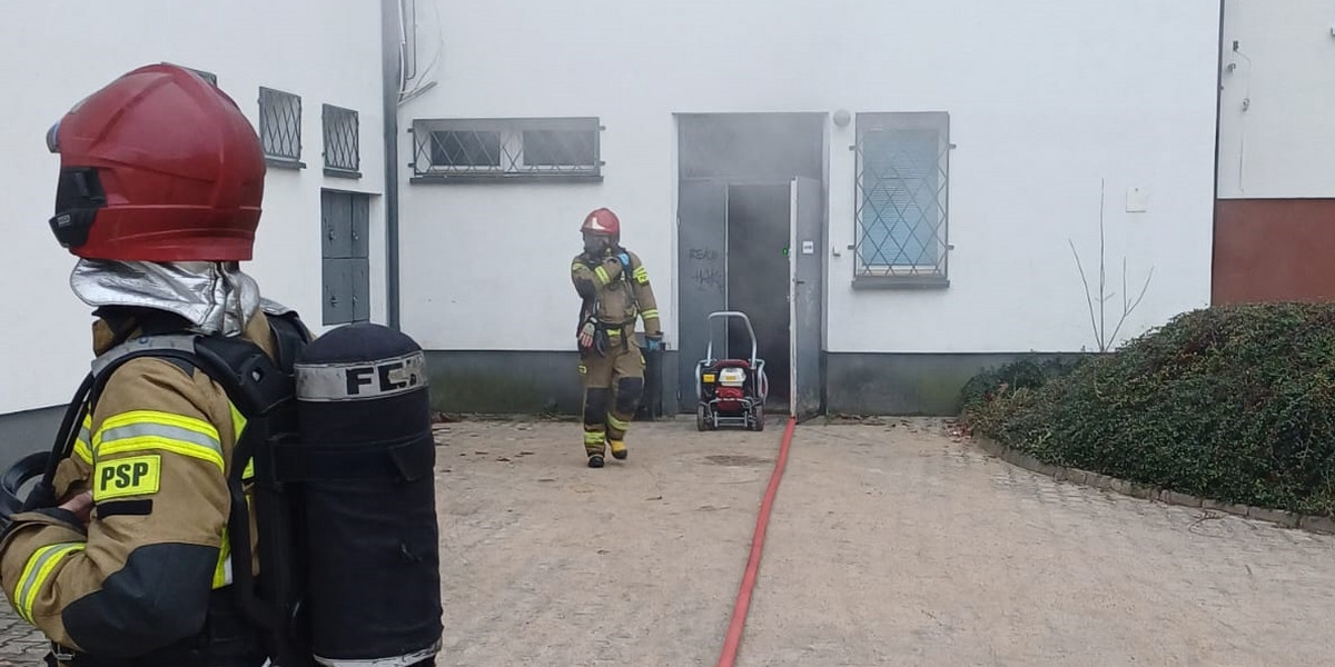 Pożar żłobka w Koszalinie.