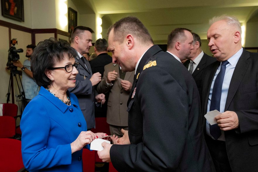 Elżbieta Witek i Adam Konieczny, 2019 r.