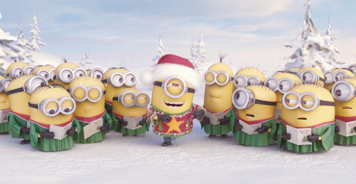 Minionki życzą wszystkim Wesołych Świąt!