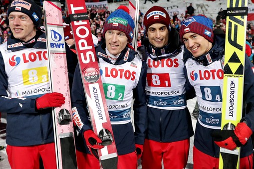 Maciej Kot Stefan Hula Dawid Kubacki Kamil Stoch